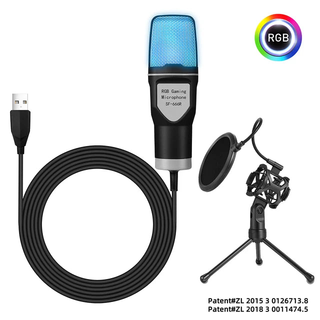 SF-666R condenser microphone RGB