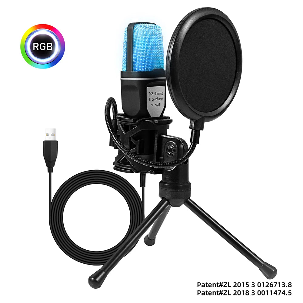 SF-666R condenser microphone RGB