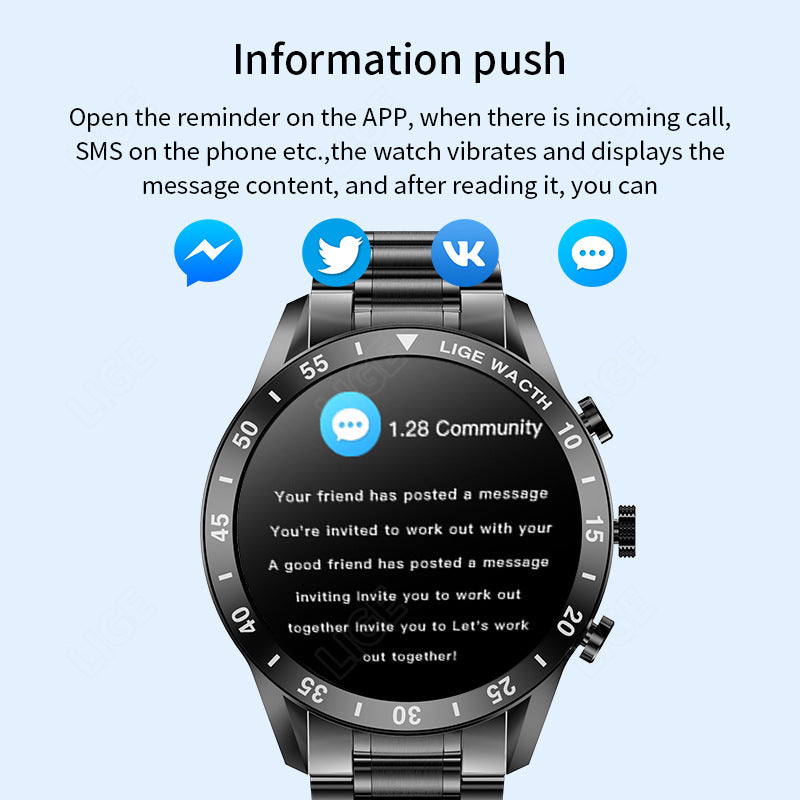 Bluetooth multifunctional smart watch